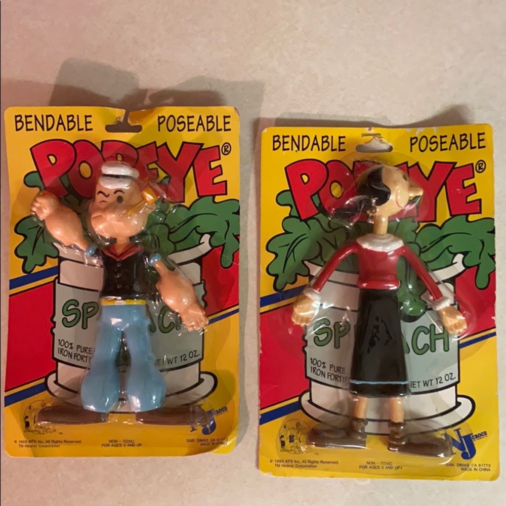 Popeye & Olive Oyl Figures